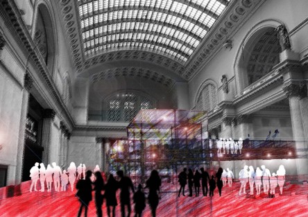 Croquis+foto. Central Station Chicago 2020.