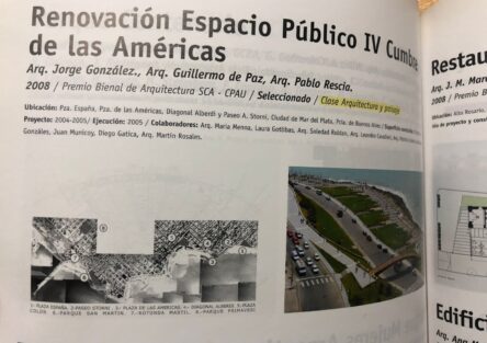 •	REVISTA SCA Nª231, Premio Bienal De Arquitectura Sca-Cpau.Renovación Espacio Público IV Cumbre De Las Américas.